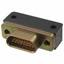 CONN MICRO-D RCPT 15POS R/A SLDR