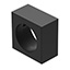KEYLOCK FRONT BEZEL BLACK 20X20
