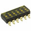 SWITCH SLIDE DIP SPST 25MA 24V
