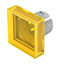 CONFIG SWITCH LENS YELLOW ROUND