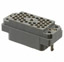 CONN HSG RACK & PANEL 38POS GRY