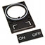 22MM ON-OFF NAMEPLATE